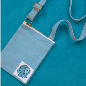 Big Bud press Unisex Cross Body Bag Sky Blue <Brand New>